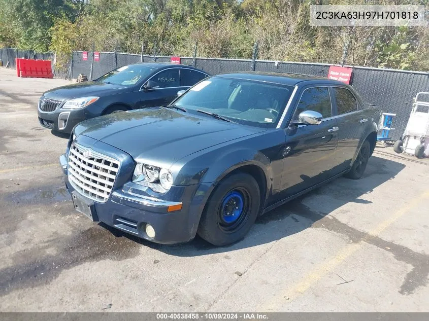 2007 Chrysler 300C VIN: 2C3KA63H97H701818 Lot: 40538458