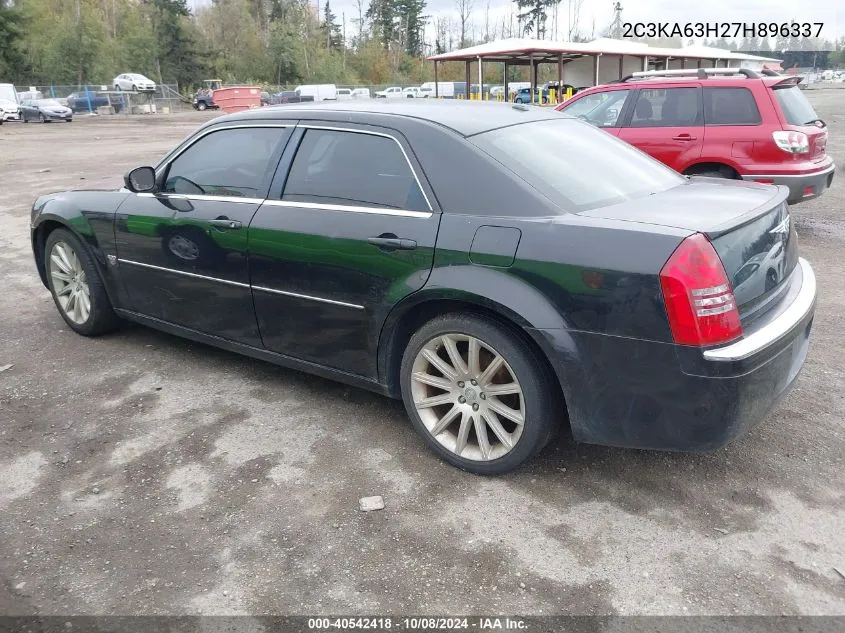 2007 Chrysler 300C VIN: 2C3KA63H27H896337 Lot: 40542418