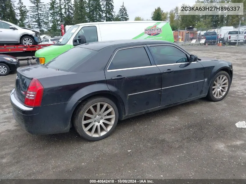 2007 Chrysler 300C VIN: 2C3KA63H27H896337 Lot: 40542418