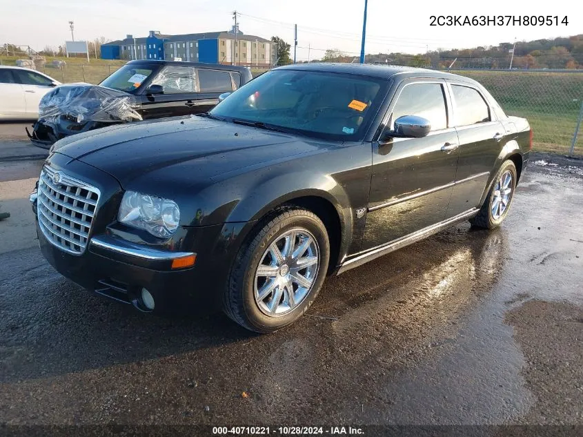 2007 Chrysler 300C VIN: 2C3KA63H37H809514 Lot: 40710221