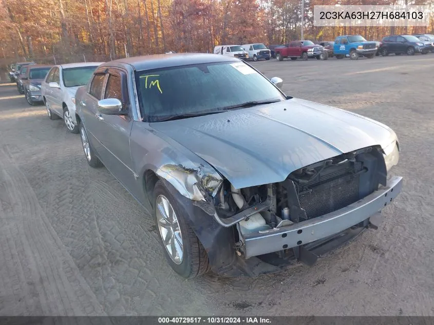 2007 Chrysler 300C VIN: 2C3KA63H27H684103 Lot: 40729517