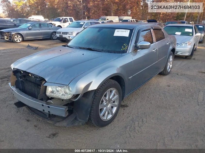 2007 Chrysler 300C VIN: 2C3KA63H27H684103 Lot: 40729517