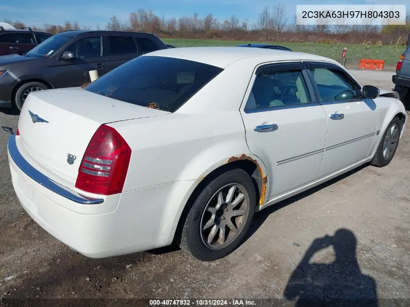 2007 Chrysler 300C VIN: 2C3KA63H97H804303 Lot: 40747932