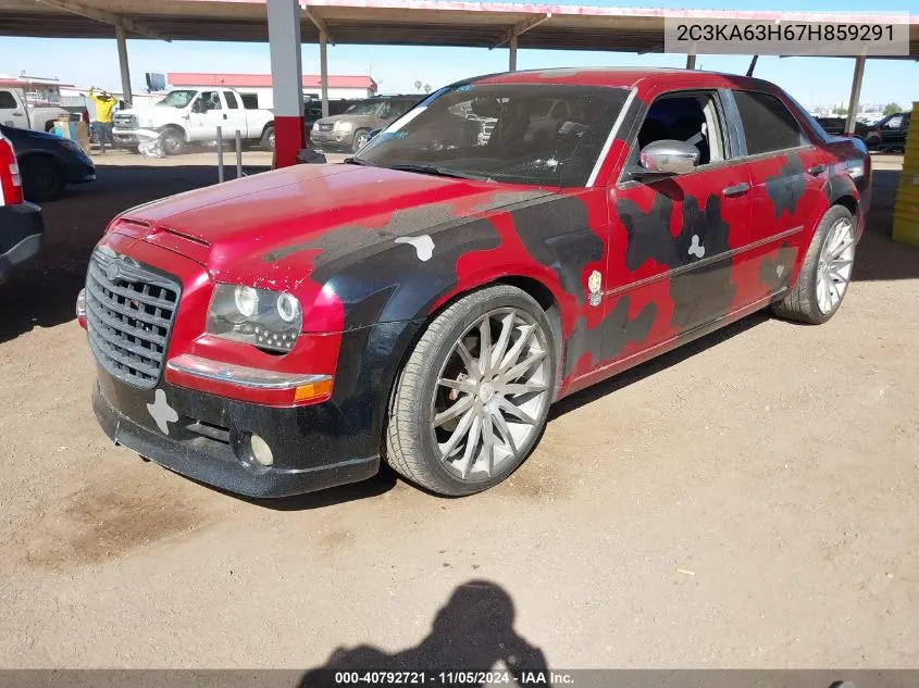 2007 Chrysler 300C VIN: 2C3KA63H67H859291 Lot: 40792721