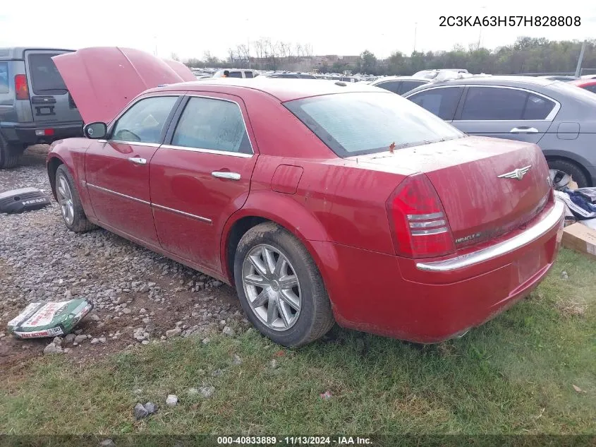 2007 Chrysler 300C VIN: 2C3KA63H57H828808 Lot: 40833889