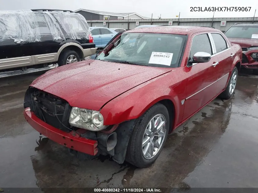 2007 Chrysler 300C VIN: 2C3LA63HX7H759067 Lot: 40880242