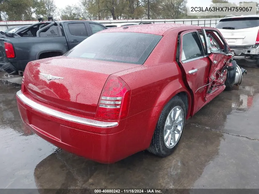 2007 Chrysler 300C VIN: 2C3LA63HX7H759067 Lot: 40880242