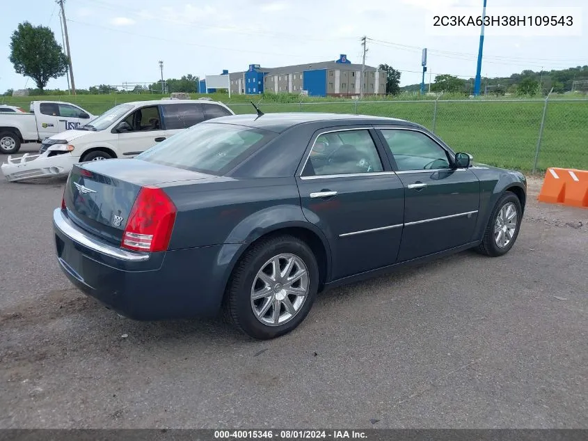 2008 Chrysler 300C Hemi VIN: 2C3KA63H38H109543 Lot: 40015346