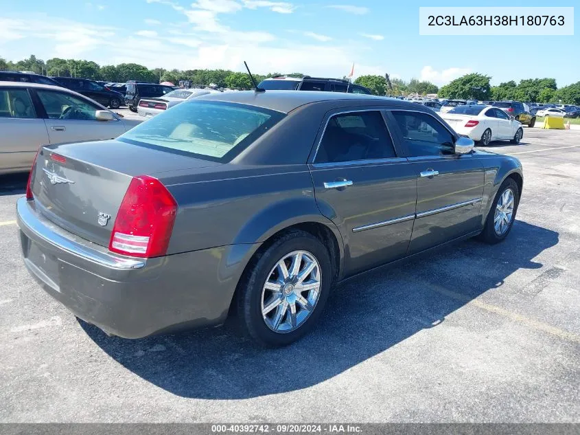 2008 Chrysler 300C Hemi VIN: 2C3LA63H38H180763 Lot: 40392742