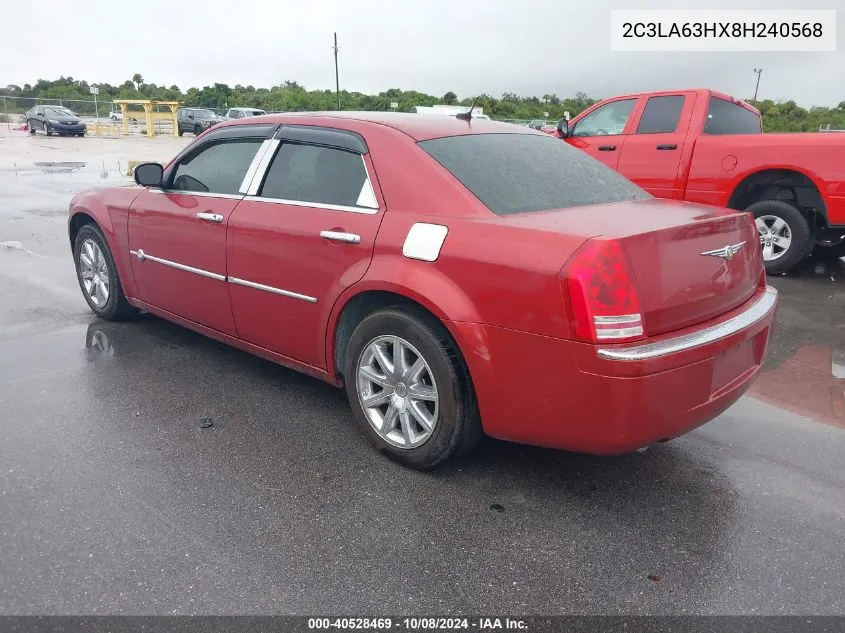 2008 Chrysler 300C Hemi VIN: 2C3LA63HX8H240568 Lot: 40528469