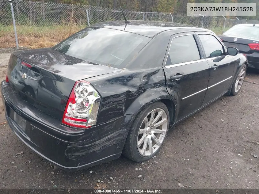 2008 Chrysler 300C Srt8 VIN: 2C3KA73W18H245528 Lot: 40807465