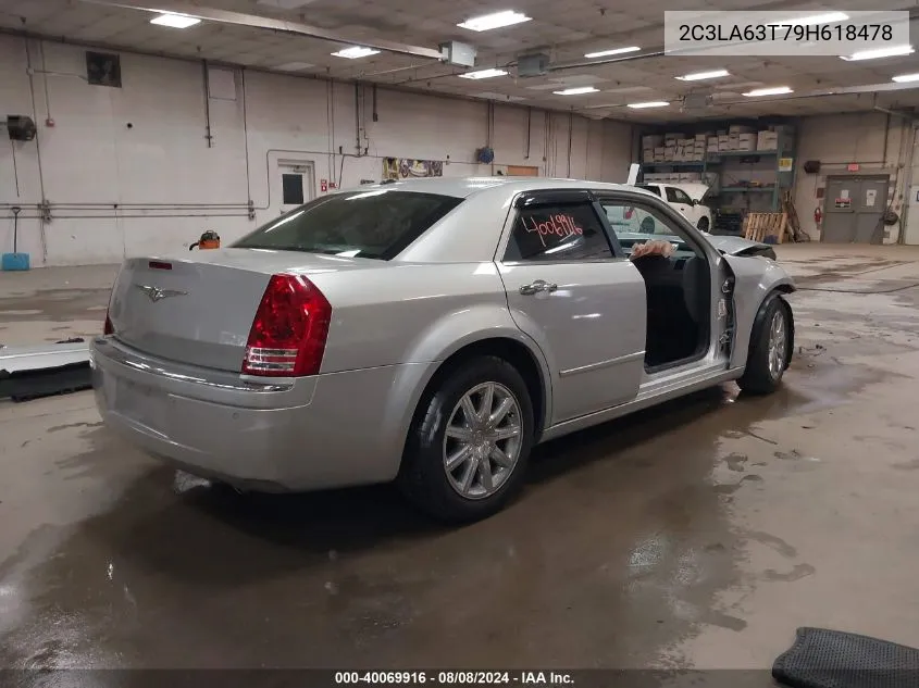 2009 Chrysler 300C Hemi VIN: 2C3LA63T79H618478 Lot: 40069916