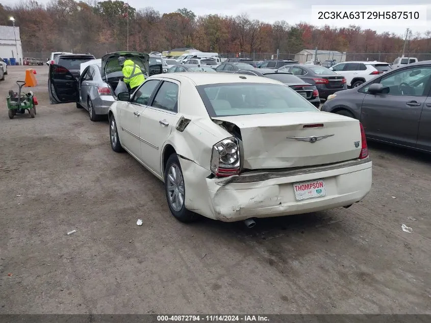 2009 Chrysler 300C Hemi VIN: 2C3KA63T29H587510 Lot: 40872794