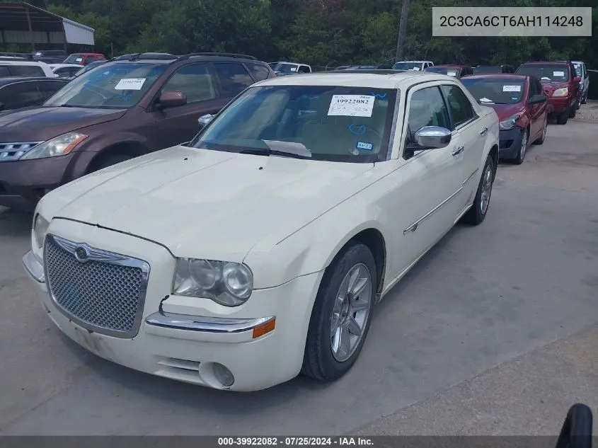 2010 Chrysler 300C Hemi VIN: 2C3CA6CT6AH114248 Lot: 39922082