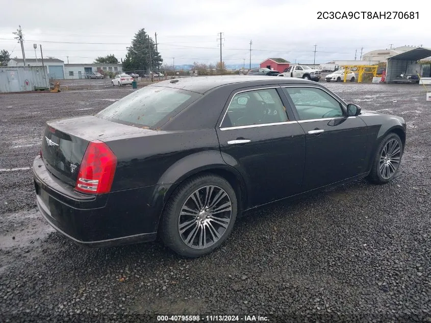 2010 Chrysler 300C V8 VIN: 2C3CA9CT8AH270681 Lot: 40795598