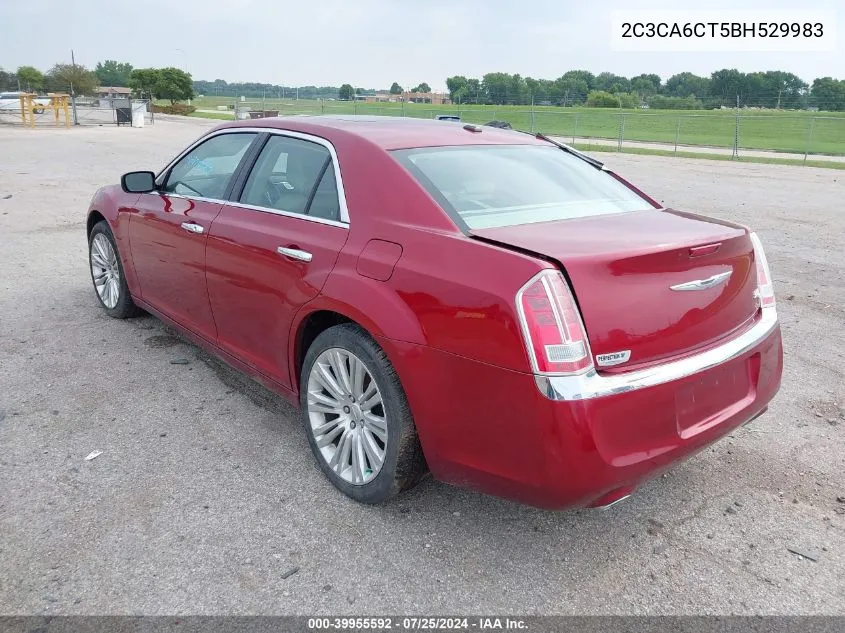 2011 Chrysler 300C VIN: 2C3CA6CT5BH529983 Lot: 39955592