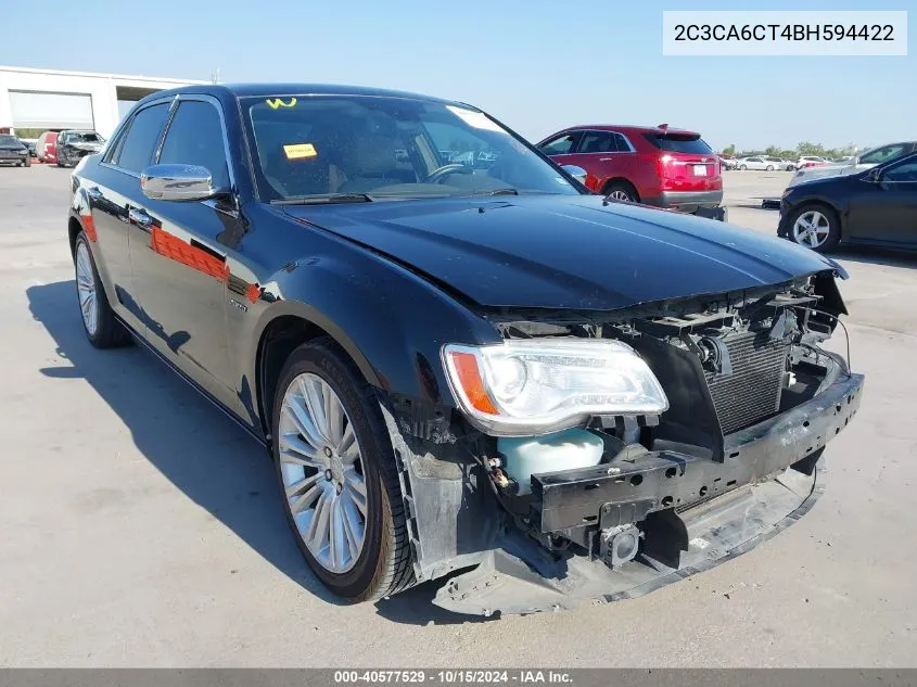 2011 Chrysler 300C VIN: 2C3CA6CT4BH594422 Lot: 40577529