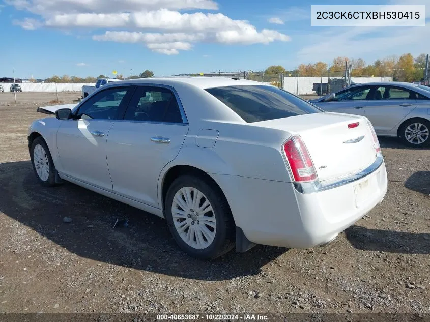 2011 Chrysler 300C Awd VIN: 2C3CK6CTXBH530415 Lot: 40653687