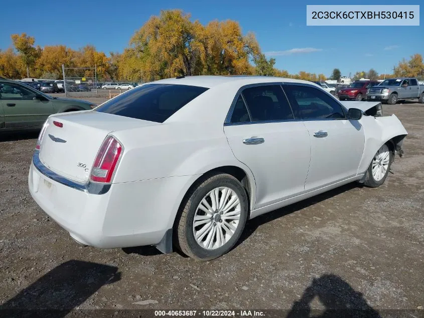 2011 Chrysler 300C Awd VIN: 2C3CK6CTXBH530415 Lot: 40653687