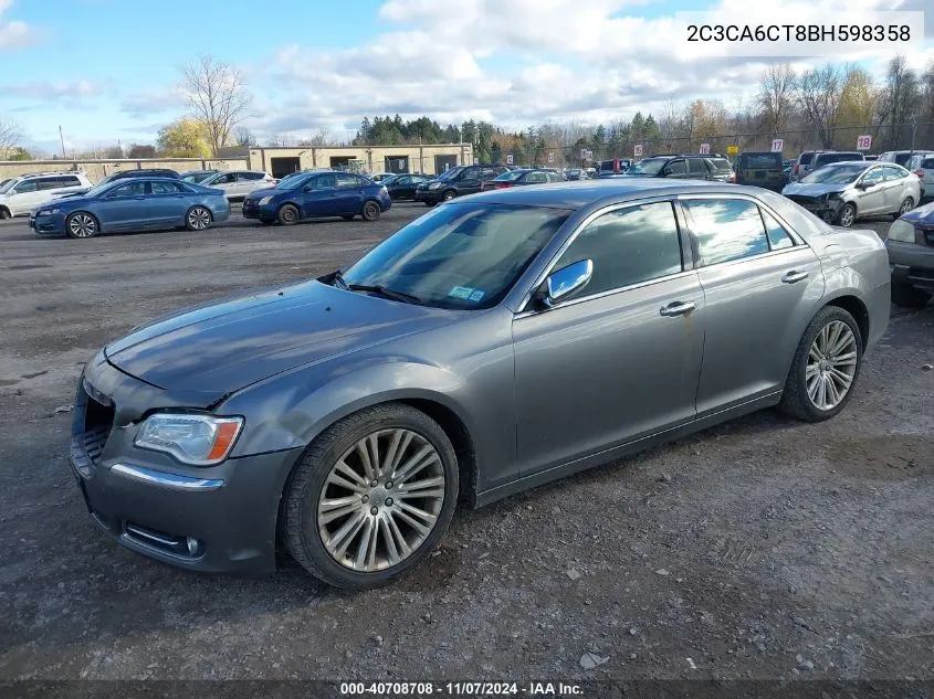 2011 Chrysler 300C VIN: 2C3CA6CT8BH598358 Lot: 40708708