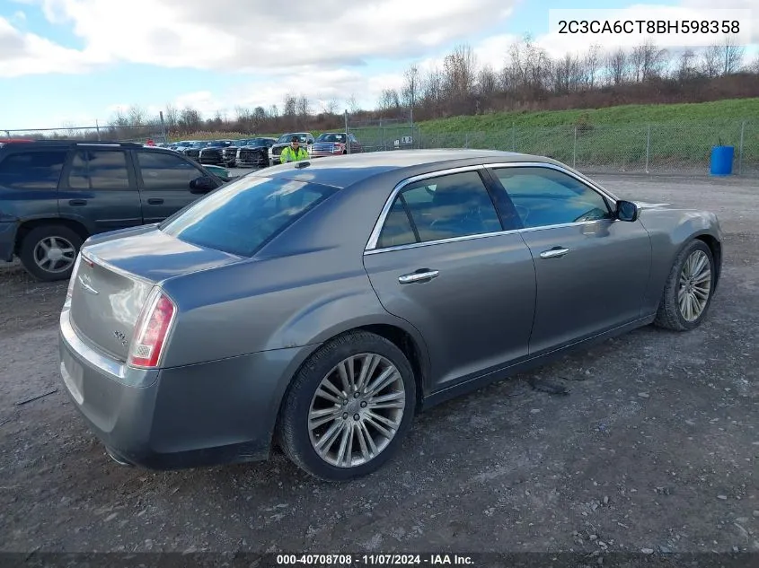 2011 Chrysler 300C VIN: 2C3CA6CT8BH598358 Lot: 40708708