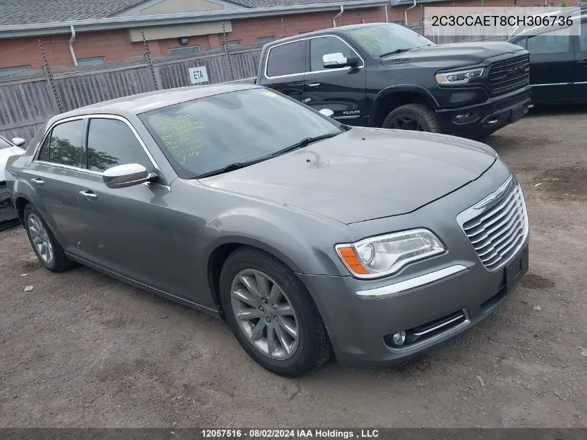 2C3CCAET8CH306736 2012 Chrysler 300C