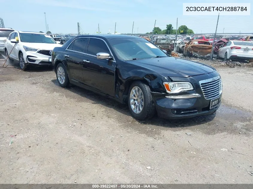 2012 Chrysler 300C VIN: 2C3CCAET4CH288784 Lot: 39522457