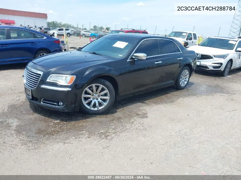 2012 Chrysler 300C VIN: 2C3CCAET4CH288784 Lot: 39522457