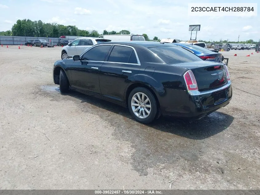 2012 Chrysler 300C VIN: 2C3CCAET4CH288784 Lot: 39522457