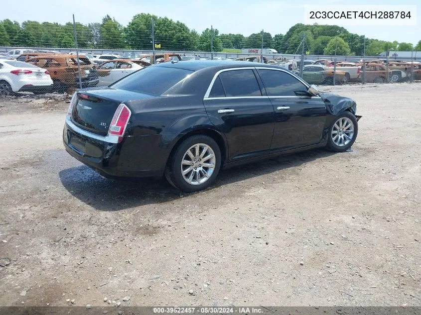 2012 Chrysler 300C VIN: 2C3CCAET4CH288784 Lot: 39522457