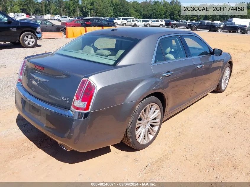 2012 Chrysler 300C VIN: 2C3CCAET2CH174458 Lot: 40248071