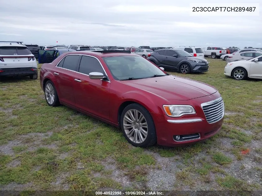 2012 Chrysler 300C Luxury VIN: 2C3CCAPT7CH289487 Lot: 40522998