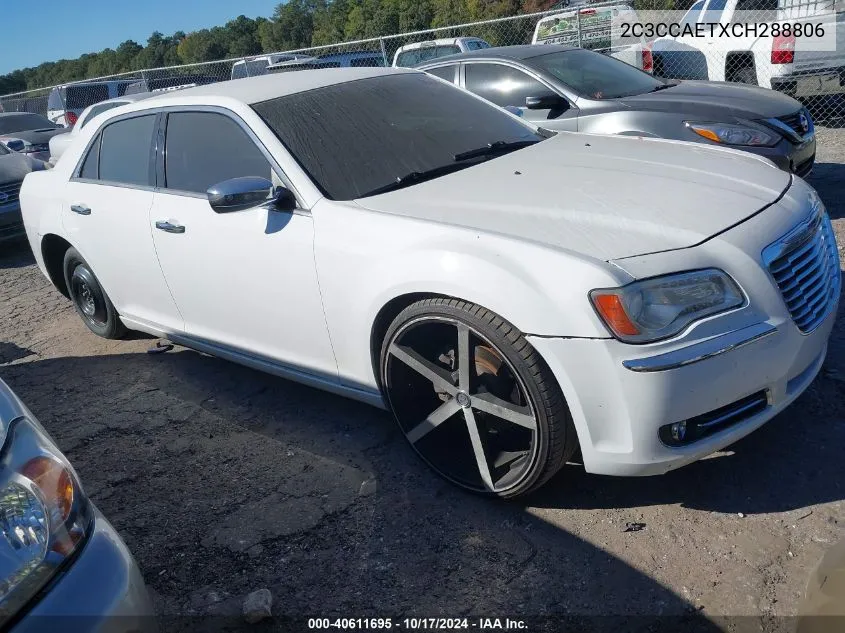 2012 Chrysler 300C VIN: 2C3CCAETXCH288806 Lot: 40611695