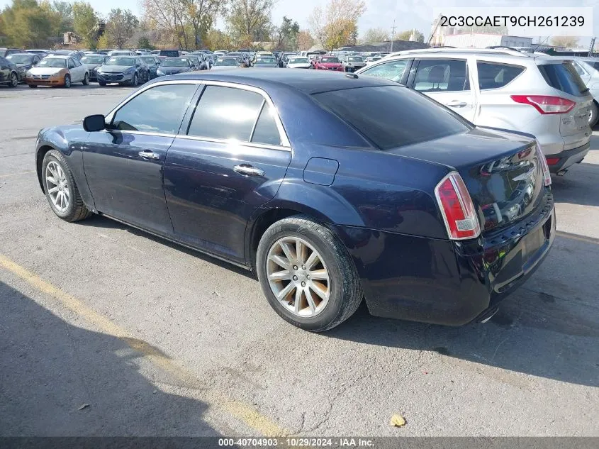 2012 Chrysler 300C VIN: 2C3CCAET9CH261239 Lot: 40704903