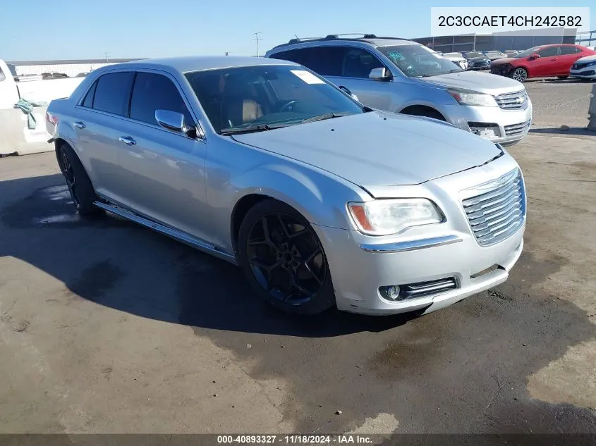 2012 Chrysler 300C VIN: 2C3CCAET4CH242582 Lot: 40893327