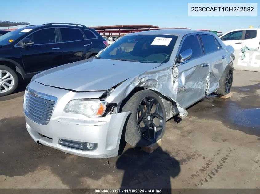 2012 Chrysler 300C VIN: 2C3CCAET4CH242582 Lot: 40893327