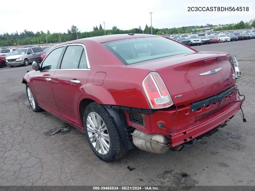 2013 Chrysler 300C Luxury Series Awd VIN: 2C3CCAST8DH564518 Lot: 39465834