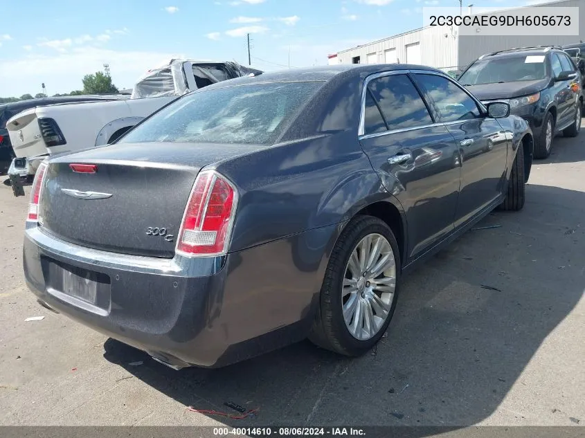 2013 Chrysler 300C VIN: 2C3CCAEG9DH605673 Lot: 40725122