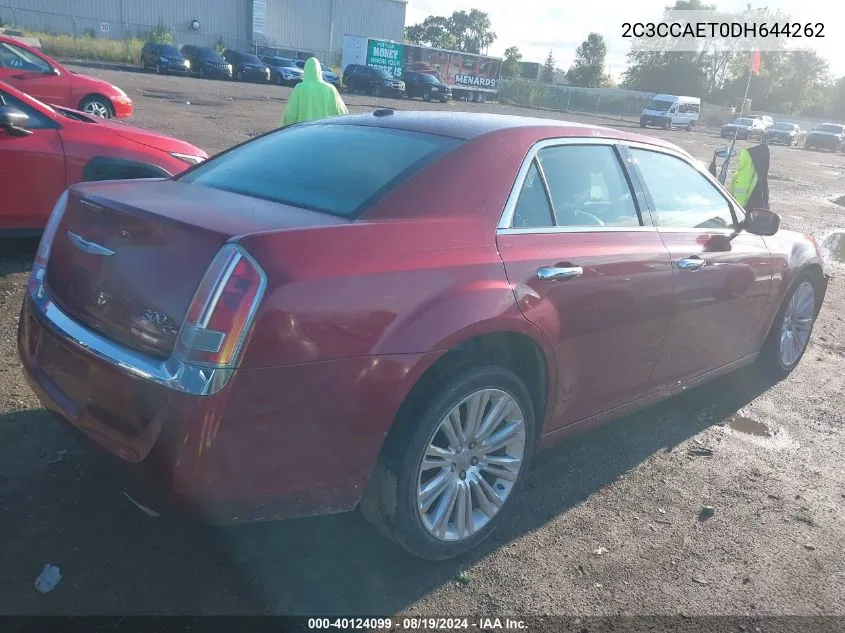 2013 Chrysler 300C VIN: 2C3CCAET0DH644262 Lot: 40124099