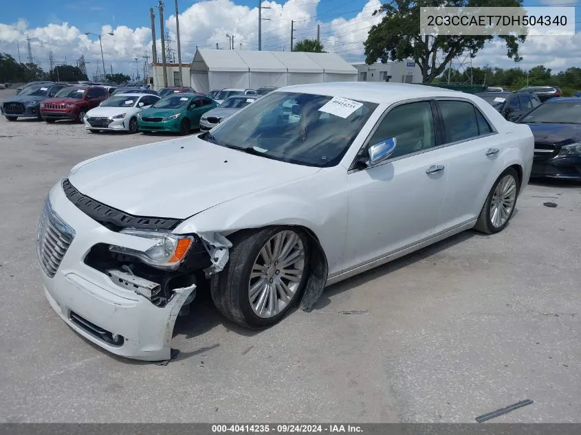 2013 Chrysler 300C VIN: 2C3CCAET7DH504340 Lot: 40414235