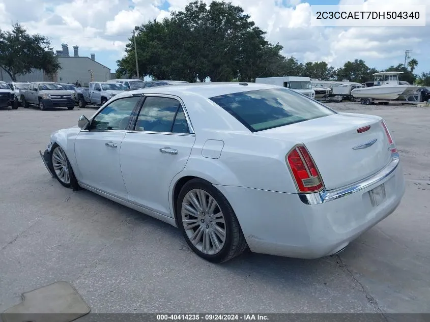 2013 Chrysler 300C VIN: 2C3CCAET7DH504340 Lot: 40414235