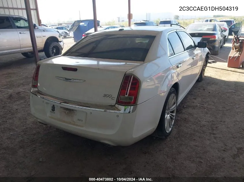 2013 Chrysler 300C VIN: 2C3CCAEG1DH504319 Lot: 40473802