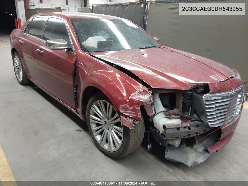 2013 Chrysler 300C VIN: 2C3CCAEG0DH643955 Lot: 40773861