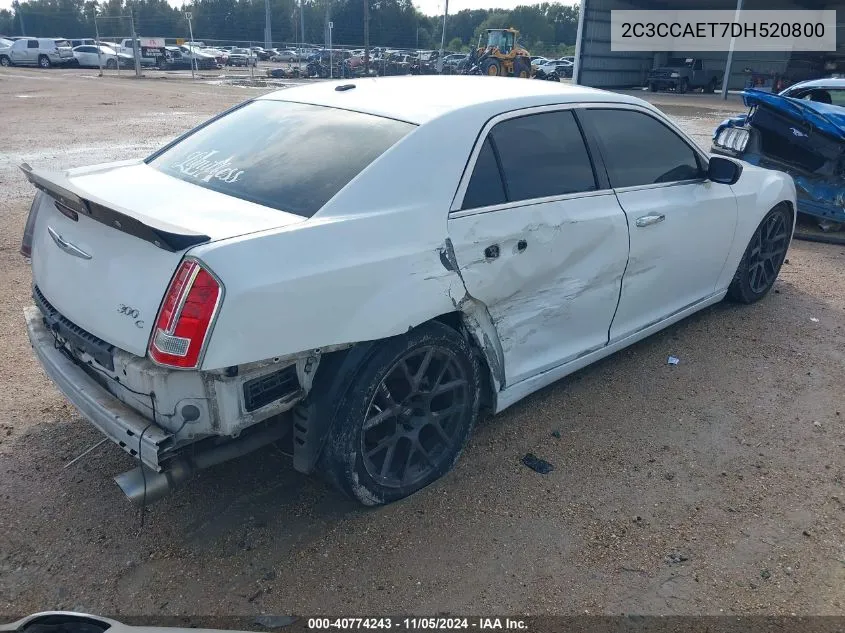 2013 Chrysler 300C VIN: 2C3CCAET7DH520800 Lot: 40774243