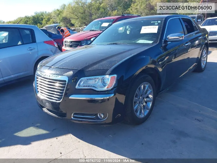 2013 Chrysler 300C VIN: 2C3CCAEG1DH606090 Lot: 40792732