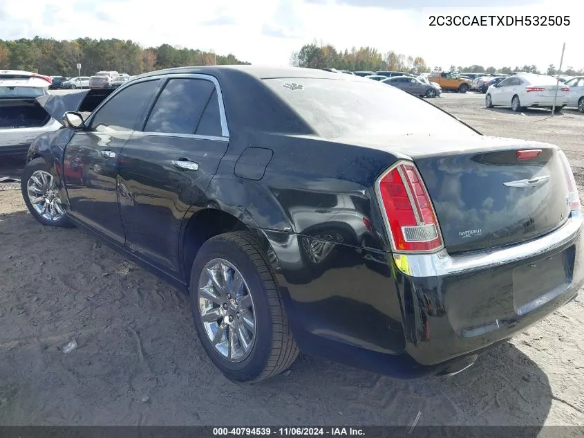 2013 Chrysler 300C VIN: 2C3CCAETXDH532505 Lot: 40794539