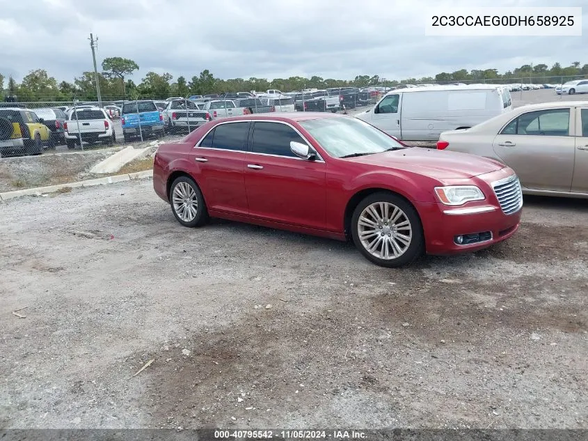 2013 Chrysler 300C VIN: 2C3CCAEG0DH658925 Lot: 40795542