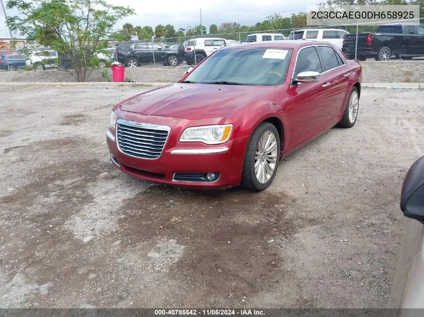 2013 Chrysler 300C VIN: 2C3CCAEG0DH658925 Lot: 40795542