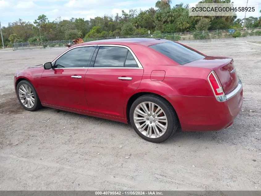 2013 Chrysler 300C VIN: 2C3CCAEG0DH658925 Lot: 40795542