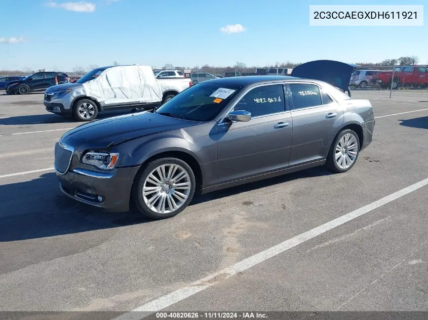 2013 Chrysler 300C VIN: 2C3CCAEGXDH611921 Lot: 40820626